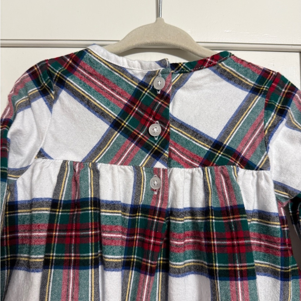 Ruffle Butts Plaid Long Sleeve Dress 18-24m - Picture 4 of 6